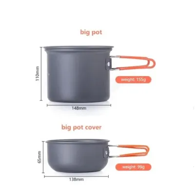 Частина набору посуд для походу Naturehike NH15T401-G - Robinzon.ua