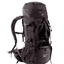 Рюкзак туристичний Naturehike 70 + 5 л чорний NH70B070-B - Robinzon.ua