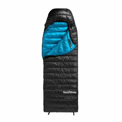 Спальный мешок духовой Naturehike CWZ400 размер L, черный NH19W400-Z. - Robinzon.ua