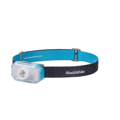 Ліхтар налобний Naturehike з вбудованим акумулятором блакитний NH18T003-C - Robinzon.ua