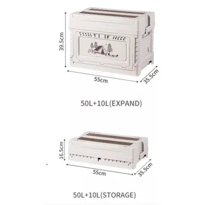 Складаний контейнер Naturehike 50 л + 10 л, світло-сірий CNH22SN019 - Robinzon.ua