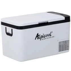 Компресорний автохолодильник Alpicool K25 (25 літрів) - Охолодження до -20℃. Живлення 12, 24, 220 вольт - Robinzon.ua