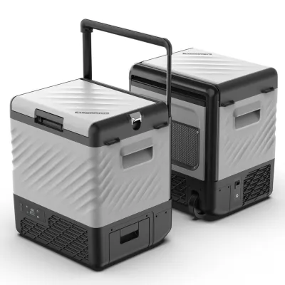 Компресорний автохолодильник Alpicool P22 (21 літр). До -20℃, живлення 12, 24, 220 вольт, вбудована батарея - Robinzon.ua