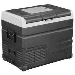 Компресорний автохолодильник Alpicool TW45. Двокамерний. Охолодження до -20℃, живлення 12, 24, 220 вольт - Robinzon.ua