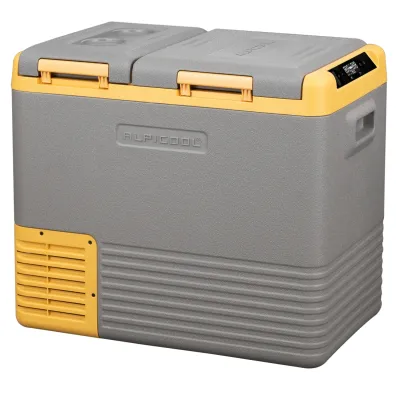 Компрессорный автохолодильник Alpicool CLS55. Двухкамерный. Охлаждение до -20 ℃. Питание - 12, 24, 220 вольт - Robinzon.ua