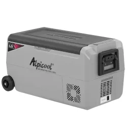 Компресорний автохолодильник Alpicool T36 (LG) (двокамерний, 36 літрів). Режим роботи до -20℃. Живлення 12, 24, 220 вольт - Robinzon.ua