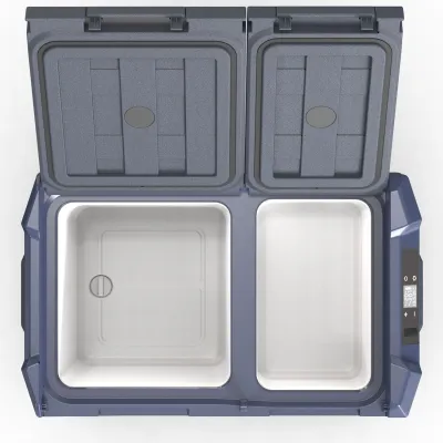 Компресорний автохолодильник Alpicool NLS35 (23 літри). Двокамерний. До -20℃, живлення 12, 24, 220 вольт - Robinzon.ua