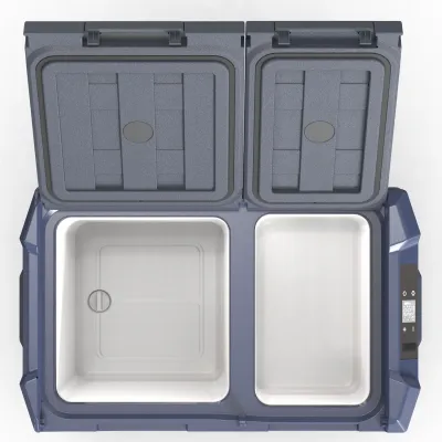 Компресорний автохолодильник Alpicool NLS45 (31 літр). Двокамерний. До -20℃, живлення 12, 24, 220 вольт - Robinzon.ua