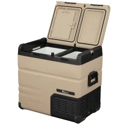 Компресорний автохолодильник Alpicool TA55 (LG Compressor) Двокамерний. До -20℃. Живлення - 12, 24, 220 вольт, Li-Ion батарея Компресорний автохолодильник Alpicool TA55 (LG Compressor) Двокамерний. До -20℃. Живлення - 12, 24, 220 вольт, Li-Ion батарея - Robinzon.ua