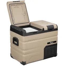 Компресорний автохолодильник Alpicool TA45 (LG Compressor). Двокамерний. До -20℃. Живлення - 12, 24, 220 вольт, Li-Ion батарея - Robinzon.ua