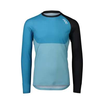 Джерсі POC MTB Pure LS Jersey, Uranium Black/Basalt Blue/Lt Basalt Blue, S (PC 528448321SML1) - Robinzon.ua
