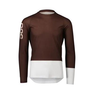 Джерсі чоловіче з довгим рукавом POC MTB Pure LS Jersey, Axinite Brown/Hydrogen White, S (PC 528448514SML1) - Robinzon.ua