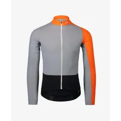 Велоджерсі з довгим рукавом POC Essential Road Mid LS Jersey, Granite Grey / Zink Orange, S (PC 582108287SML1) - Robinzon.ua