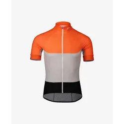 Велоджерсі POC Essential Road Light Jersey, Granite Grey / Zink Orange, S (PC 582128287SML1) - Robinzon.ua