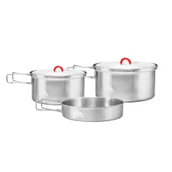 Набір посуду з нержавіючої сталі Terra Incognita Family Set M (TI-FaSet M) - Robinzon.ua