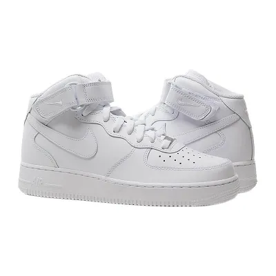 Чоловічі Кросівки Nike Air Force 1 07 Mid Білий 43 (7dCW2289-111 43) - Robinzon.ua