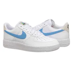 Чоловічі Кросівки Nike AIR FORCE 1 07 Білий Блакитний 45.5 (7dDV3491-100 45.5) - Robinzon.ua