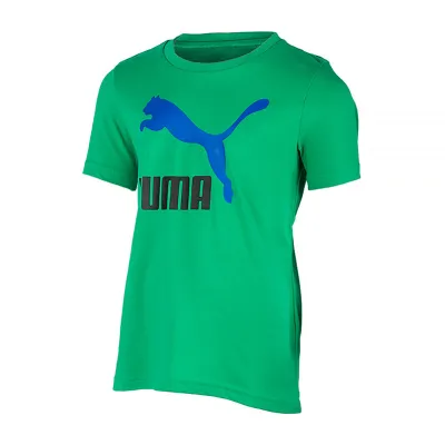 Детская Футболка Puma Classics Logo Tee Зеленый 128 (53952636) - Robinzon.ua