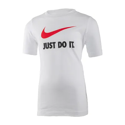 Дитяча Футболка Nike B NSW TEE JDI SWOOSH Сірий XS (AR5249-100 XS) - Robinzon.ua