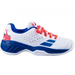 Кросівки Babolat Pulsion all court kid white/dazzling blue Білий, Блакитний 31 (32S20518/1044) Кросівки Babolat Pulsion all court kid white/dazzling blue Білий, Блакитний 31 (32S20518/1044) - Robinzon.ua