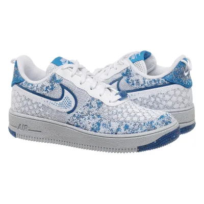 Кроссовки детские Nike AF1 CRATER FLYKNIT NN 38 - белый/голубой, спортивные - 60704-7dDM1060-100 38 - Robinzon.ua