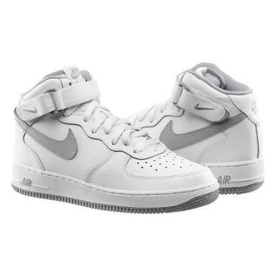 Дитячі Кросівки Nike AIR FORCE 1 MID Білий 38.5 (7dDH2933-101 38.5) - Robinzon.ua