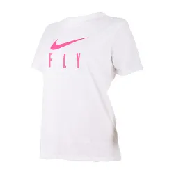 Жіноча Футболка Nike W NK DF SWOOSH FLY GRX TEE Білий L (7dFQ6606-100 L) - Robinzon.ua