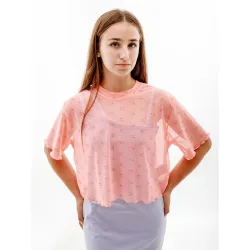 Женская Футболка Nike W NSW AIR AOP MESH SS CROP TOP Розовый M (7dDV8245-611 M) Женская Футболка Nike W NSW AIR AOP MESH SS CROP TOP Розовый M (7dDV8245-611 M) - Robinzon.ua