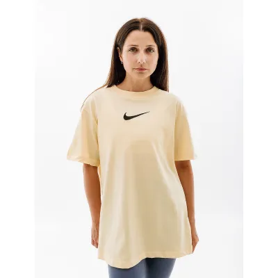 Женская Футболка Nike W NSW TEE BF MS  Желтый L (7dFD1129-294 L) - Robinzon.ua