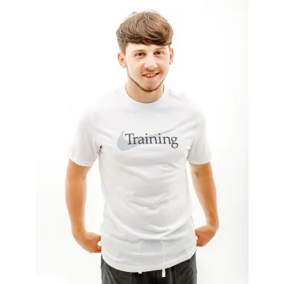 Чоловіча Футболка Nike M NK DFC TEE SW TRAINING Білий  XL (7dCZ7989-100 XL) - Robinzon.ua