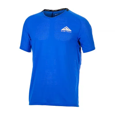 Мужская Футболка Nike M NK DF SOLAR CHASE SS TOP Синий XL (7dDV9305-405 XL) - Robinzon.ua