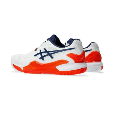 Мужские теннисные кроссовки Asics Gel-resolution 9 clay Белый 43.5 (1041A375-102 43.5) - Robinzon.ua