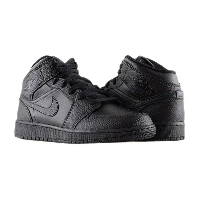 Дитячі Кросівки баскетбольні JORDAN AIR MID BG Чорний 38.5 (7d554725-091 38.5) - Robinzon.ua