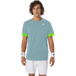 Мужская Футболка Asics COURT SS TOP Голубой M (2041A255-401 M) - Robinzon.ua
