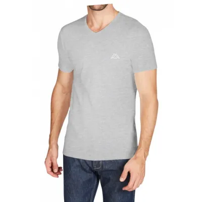 Футболка Kappa T-shirt Mezza Manica Scollo V серый Муж XL K1315 GrigioUnito XL - Robinzon.ua
