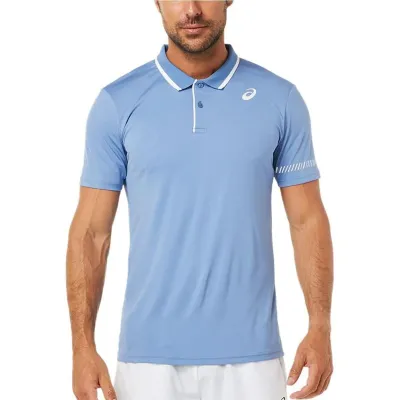 Футболка чол.  Asics COURT POLO SHIRT блакитний (M) 2041A138-403 M - Robinzon.ua