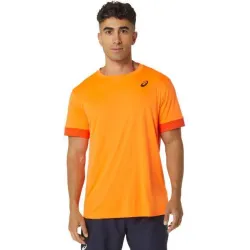 Мужская Футболка Asics COURT SS TOP Оранжевый M (2041A255-802 M) - Robinzon.ua