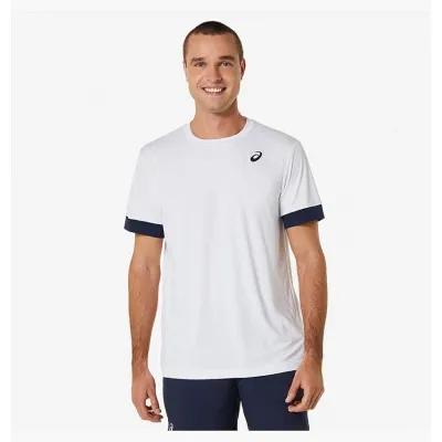 Чоловіча Футболка Asics COURT SS TOP Білий M (2041A255-102 M) - Robinzon.ua