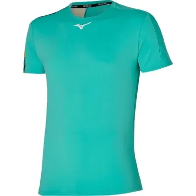 Мужская Футболка MIZUNO Shadow Tee бирюзовый (XL) 62GA2001-13 XL - Robinzon.ua