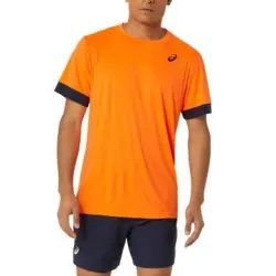 Мужская Футболка Asics COURT SS TOP Оранжевый Черный XL (2041A255-804 XL) - Robinzon.ua