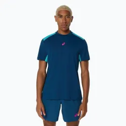 Мужская Футболка Asics PADEL COURT SS TOP Синий S (2041A349-401 S) - Robinzon.ua