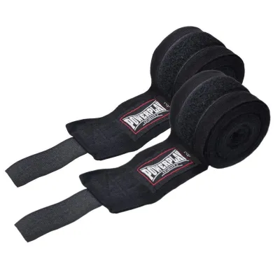 Бинти для боксу PowerPlay 3046 Чорні (4,5 м) - Robinzon.ua