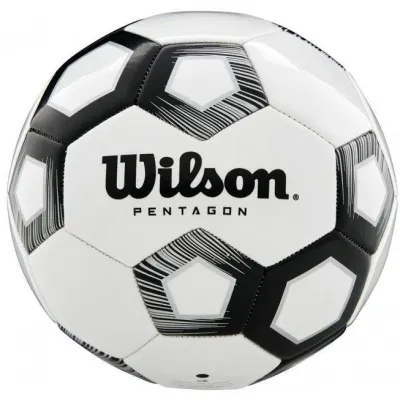 Мяч футбольный Wilson Pentagon white/black size 5 WTE8527XB05 - Robinzon.ua