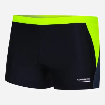 Плавки Aqua Speed Dario 346-138 44-46 (М) Чорний/Темно-сірий/Флуоресцентний Жовтий (5908217662330) - Robinzon.ua
