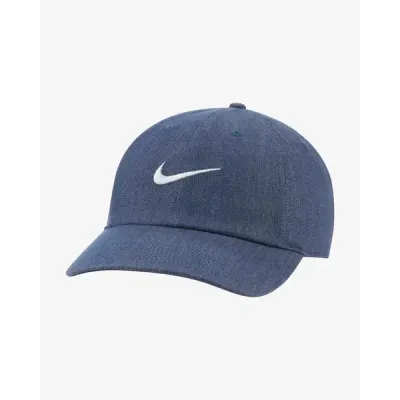 Кепка Nike U NSW H86 SWOOSH DENIM CAP синий Уни OSFM DJ6220-410 - Robinzon.ua