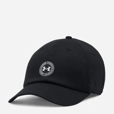 Жіноча Кепка UA W Iso-chill Armourvent Adj Чорний OSFM (1383445-001) - Robinzon.ua