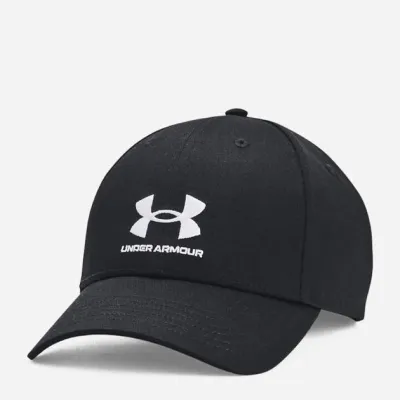 Чоловіча Кепка UA Mens Sportstyle Lockup Adj Чорний OSFM (1381645-001) - Robinzon.ua