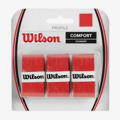 Обмотка Wilson profile overgrip RD 3pack Червоний (WRZ4025RD) - Robinzon.ua