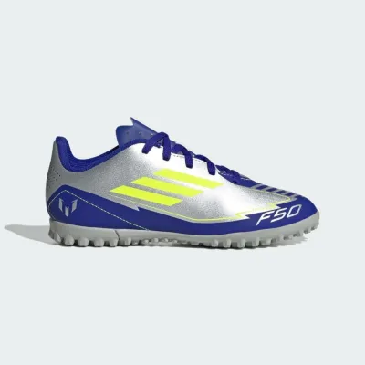 Детские Сороконожки Adidas F50 CLUB TF J MESSI Серебристый 36 (IH0923 36) - Robinzon.ua