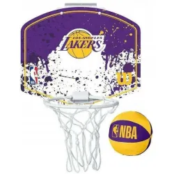 Набір баскетбольний Wilson NBA TEAM MINI HOOP LA LAKERS Жовтий Синій (WTBA1302LAL) Набір баскетбольний Wilson NBA TEAM MINI HOOP LA LAKERS Жовтий Синій (WTBA1302LAL) - Robinzon.ua